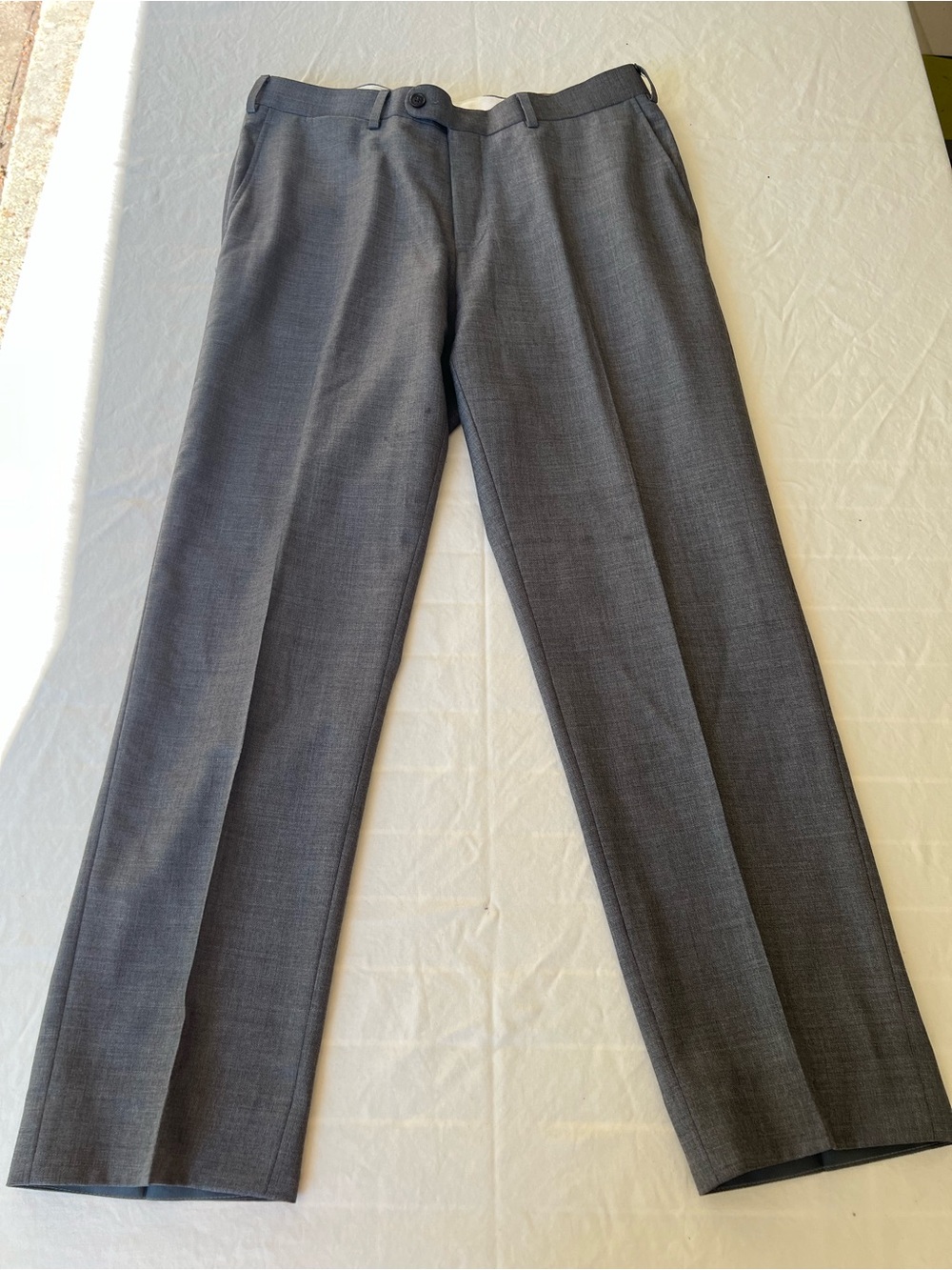 Suitsupply Sienna Int Men’s 38S 100% Wool Gray Dress Pants Trousers